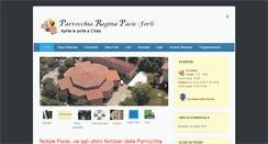 Desktop Screenshot of parrocchiareginapacis.it